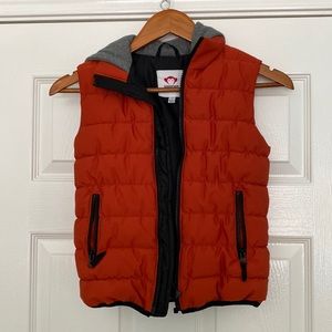 Kids vest with hoodie
